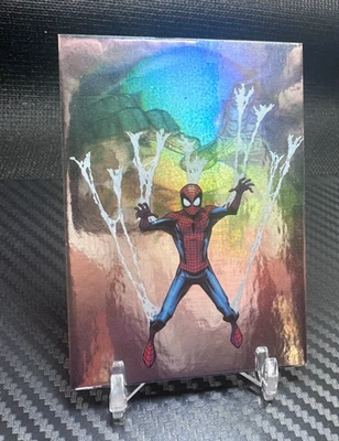 2017 Fleer Ultra Sider-Man - HOLOBLAST - Spider-Man VS. Mysterio HH5 - NM/M - Image 1 of 4