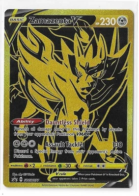 Zamazenta V SWSH077 Pokemon Sword & Shield Promo Ultra Rare Holo Card NM - Image 1 of 2