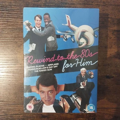 Rewind To The 80s Collection: For Him | 4 Movie Box Set [DVD, 2010] New & Sealed - Image 1 of 4