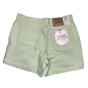 De colección Levi's 910 Para Mujer 16 Calce Clásico EE. UU. 100% Algodón Verde Y2K Años 90 Nuevo Con Etiquetas - Imagen 1 de 6