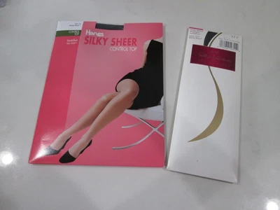 Hanes шелк чистый управления верх и шелк отражения шелковистый чистый колена, черный - Изображение 1 из 4