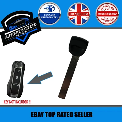 NUEVA HOJA DE LLAVE DE EMERGENCIA HU162T PARA MANDO A DISTANCIA PORSCHE LLAVERO INTELIGENTE TAYCAN CAYENNE +