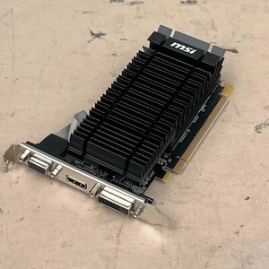 MSI N730K-2GD3H/LPV1 Graphics Video Card GT 730 2GB DDR3 HDMI DVI VGA Untested - Picture 1 of 9