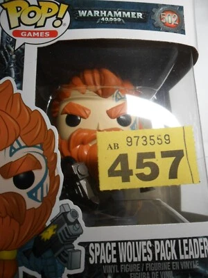 Warhammer 40k Funko Pop Space Marine Space Wolves Pack Leader Y457 - Image 1 of 4