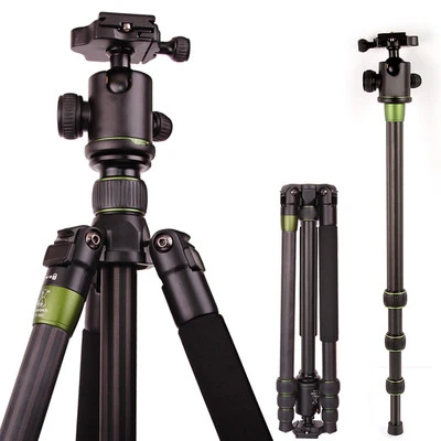 New SYS500C Carbon Fiber Professional Tripod Monopod&BallHead for DSLR Camera  - Image 1 of 4