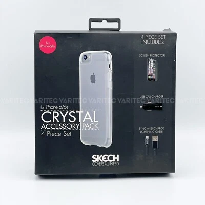 Skech Screen Saver Clear Case Charge Cable Car Charger for iPhone 8 7 6 SE 2022 — 第 1/2 张图片