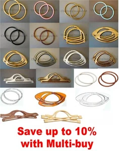 1 Pair of Plastic Bag Handles - Choose Design and Colour - UK Seller - Picture 1 of 21