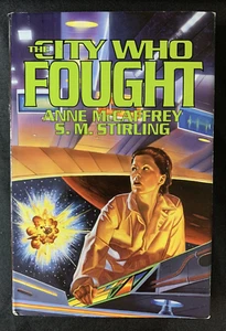 Hardcover Sci Fi w/ DJ The City Who Fought Anne McCaffrey, Stirling 1993 - Imagen 1 de 17