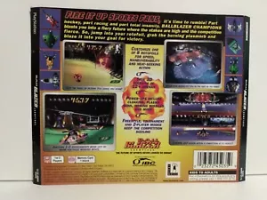 Opera posteriore originale per Ball Blazer Champions per Playstation 1 PS1 - Foto 1 di 3