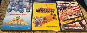 Super Troopers / Dickie Roberts Former Child Star / Talledaga Nights (3 DVD Lot) - Picture 1 of 1