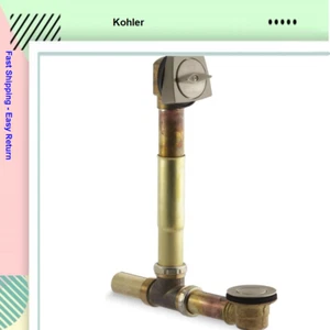 Kohler K-7160-AF-BV Clearflo 1-1/2-Inch Adjustable Pop-Up Drain, Vibrant Brushe - Picture 1 of 1