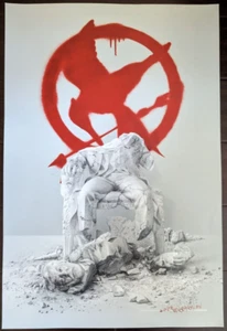 SDCC EXCLUSIVE HUNGER GAMES MOCKINGJAY CATCHING FIRE LIONS GATE PROMO POSTER - Picture 1 of 1