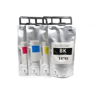 Bolsa de tinta con chip T8781-T8784 para impresoras WF-R5190DTW WF-R5690DTWF - Imagen 1 de 6