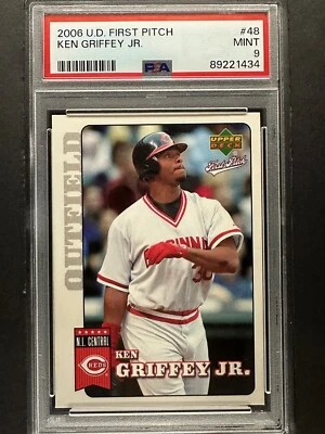 2006 Upper Deck First Pitch Ken Griffey, Jr. #48 MINT 9 - Hall of Famer - Image 1 of 2
