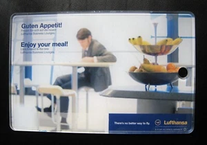 Lufthansa Frühstücksbrett Senator Lounge Gold Allianz - 90er Jahre - Rarität - Bild 1 von 5