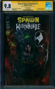 MEDIEVAL SPAWN WITCHBLADE #1 ⭐ CGC SS 9.8 SKETCH PARRILLO ⭐ UNKNOWN VARIANT 2018 - Picture 1 of 2