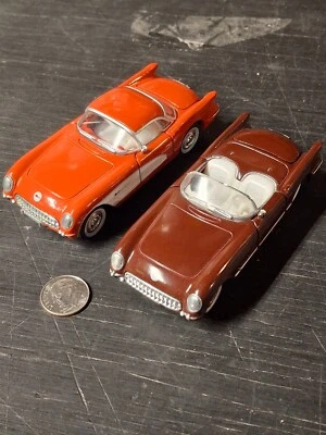 1990's Road Champs 1953 Corvette Coupe + Convertible red - Image 1 of 4