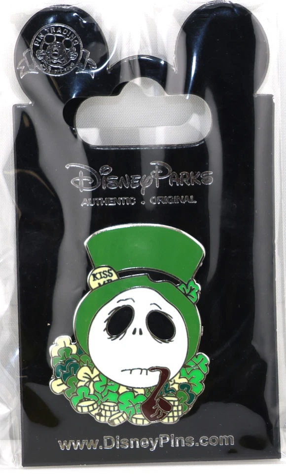 Prendedor Disney Jack Skellington Pesadilla antes de las vacaciones de Navidad - Prendedor de San Patricio Foto 1 de 1