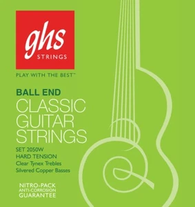 GHS 2050W Classical Guitar Strings; ball-end, hard tension - Picture 1 of 2
