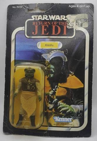 Vintage Star Wars 1983 Return Of The Jedi Klaatu 65 Back - Unopened Cover