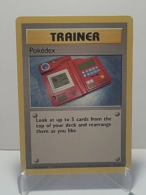 Pokedex 87/102 Pokemon Base Set Uncommon Trainer LP Used See Pictures - Image 1 of 4