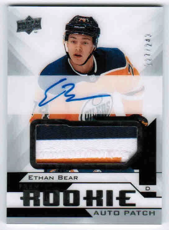 18/19 2018 UD PREMIER HOCKEY ACETATE ROOKIE AUTO PATCH CARDS (AR-XX) U-Pick List - Image 1 of 1