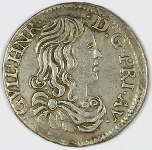 Principauté d'Orange - Guillaume Henri de Nassau - 1/12e d'écu 1661 - Picture 1 of 2