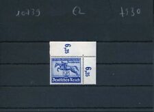 Briefmarken Deutsches Reich 1940 Mi 746 postfrisch Pferde Eckrandstück (107930