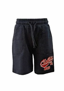 Boys Shorts Navy Athletics Elasticated Waist Sports Training Casual Holiday Pant - Picture 1 of 2