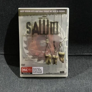 SAW III 3 | DVD Uncut Version\ Region 4 R4 | Rare Clear See Through Case Horror - Picture 1 of 3