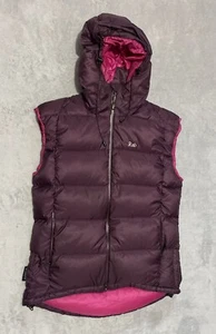 Rab Neutrino Endurance Gilet Body Warmer Hooded Plum Women’s Size 14 - Picture 1 of 7