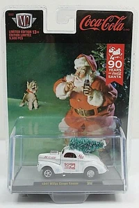M2 Machines Coca Cola 1941 Willys Coupe Gasser 1:64 Limited Edition New - Picture 1 of 5