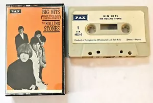 The Rolling Stones Big Hits High Tide and Green Grass Cassette PAX ISK 1022-C - Picture 1 of 4