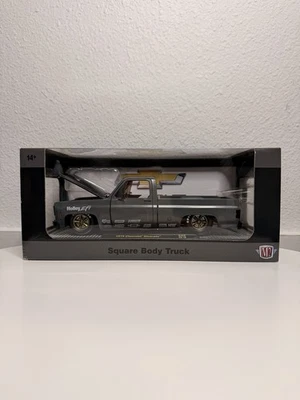 M2 Machines 1975 Chevy Silverado Squarebody Truck 1:24 Holley EFI S40 - Image 1 of 4