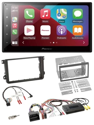 Pioneer USB Lenkrad DAB 2DIN Bluetooth Autoradio für VW T5 Golf Tiguan Touran 20 - Bild 1 von 4