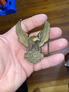 HARLEY DAVIDSON VINTAGE 1979 BARON FULL EAGLE BELT BUCKLE - Picture 1 of 9