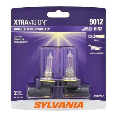 Sylvania 9012 Silverstar Xtravision Halogen Headlight Bulb - Dual Pack - Image 1 of 4