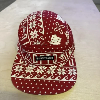 UNDEFEATED 5 STRIKE STRAPBACK Sombrero Temático Invierno/Navidad Foto 1 de 4