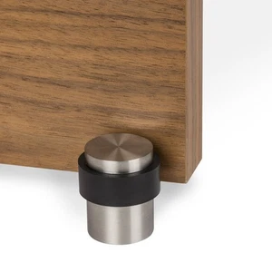 Türstopper Feststeller Tür-Halter Ø36 mm massiv Edelstahl 40 mm für Bodenmontage - Bild 1 von 15
