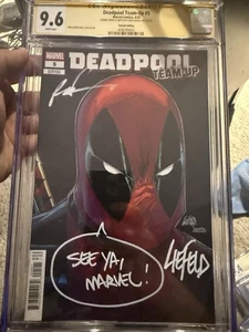 Deadpool Team-Up #5 CGC 9.6 “GRAIL”SIGNED REMARKED ETCHED LIEFELD LAST DEADPOOL - Picture 1 of 6