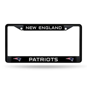 (30) New England Patriots BLACK License Plate Frame WHOLESALE LOT FLEA MARKET - Picture 1 of 1