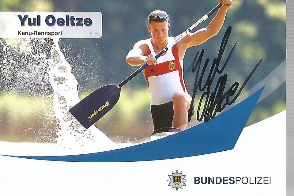 Yul Oeltze  Kanu    handsigniert 2025 - Bild 1 von 1