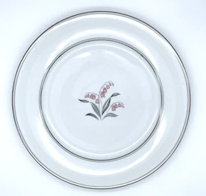 Noritake Crest 5421 Dinner Plate Lily of the Valley Pink Flower 10.25" Vintage - Picture 1 of 8