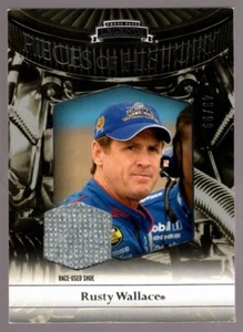 RUSTY WALLACE 49/99 PIECES OF HISTORY SHOE PATCH SP 2012 PRESS PASS LEGENDS - Picture 1 of 1