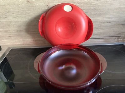 Tupperware MicroFix Behälter oval  1,5 L rot tupper mikrowelle tupper🦋🦋🌺🌺🍀 - Bild 1 von 2