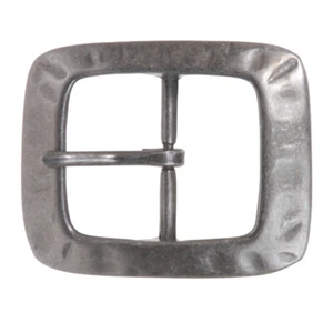 Hebilla de cinturón rectangular de 1 1/2" (39 mm) barra central libre de níquel - Imagen 1 de 16