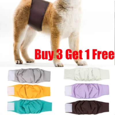 S-L Male Dog Puppy Pet Nappies Diapers Belly Wrap Band Sanitary Pant Underpant
