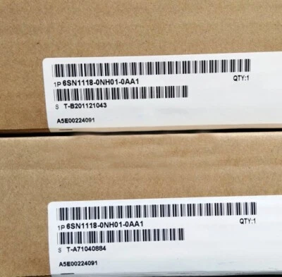 6SN1118-0NH01-0AA1 New SIEMENS SIMODRIVE Power Module 6SN1118-0NH01-0AA1 - Image 1 of 4