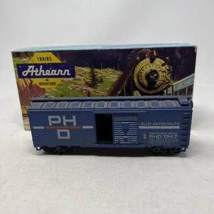 HO Scale Port Huron & Detriot PHD 1347 St Clain Blue Water Route Box Car Train - Picture 1 of 8