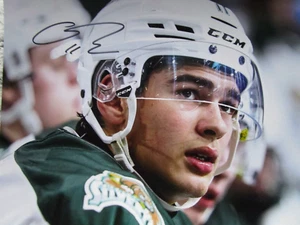 CARTER BEAR SIGNED 8x10 MATTE PHOTO EVERETT SILVERTIPS DETROIT RED WINGS (B) - Picture 1 of 2